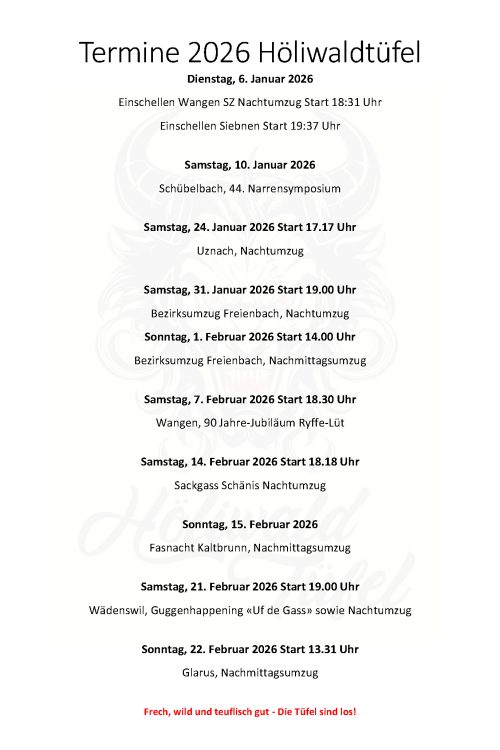 Termine 2026 Höliwaldtüfel_NEW